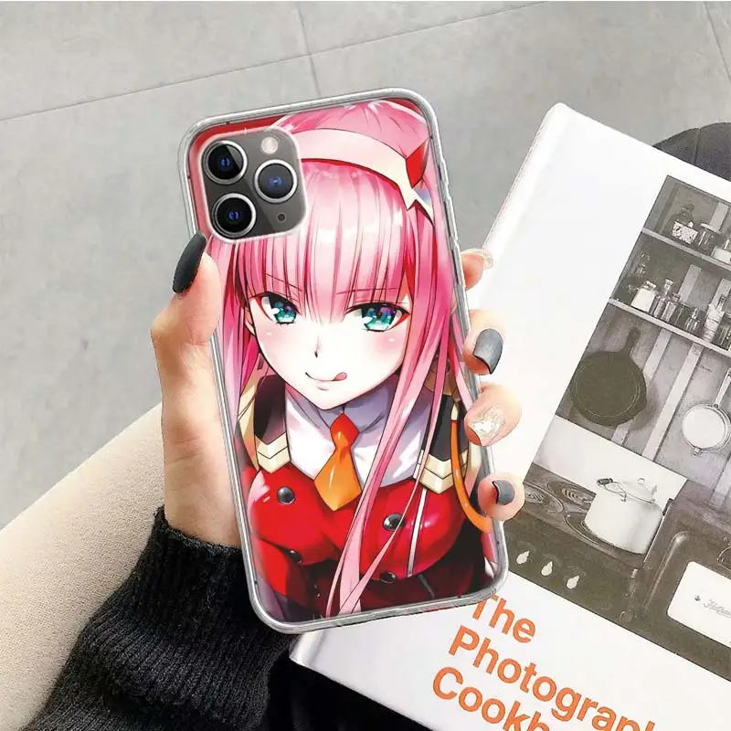 Darling In The Franxx ZERO TWO 002 Anime Phone Case For Apple iPhone 15 + 14 13 12 Mini 11 Pro XS Max XR X 7 8 6S Plus 5S SE