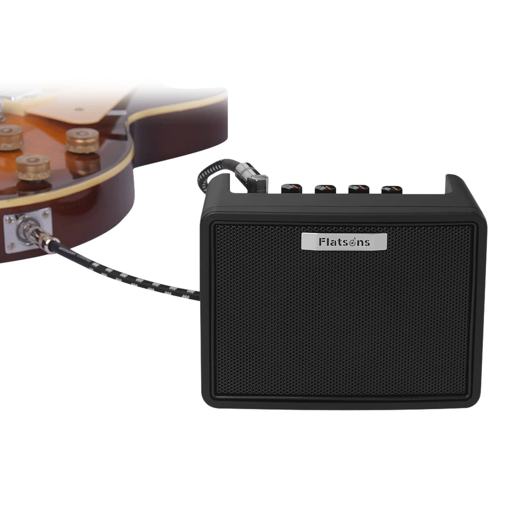 

FGA-3 Mini Guitar Amplifier 6*AA batteries USB Power Supply Portable Amp Speaker for Acoustic/ Electric Guitar Ukulele