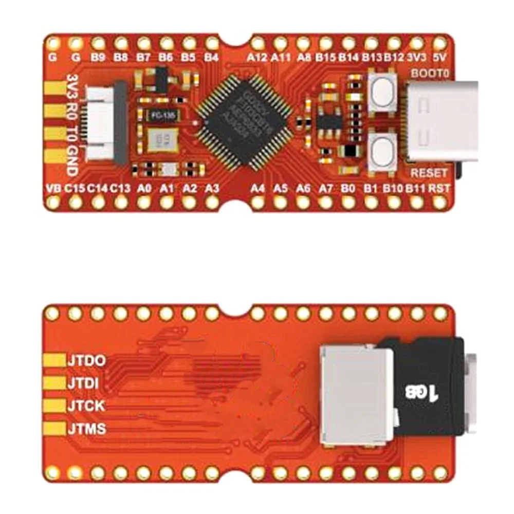 Longan Nano RISC V GD32VF103CBT6 MCU макетная плата 0 96 дюймов TFT HD IPS дисплей отправка pin|Модули для