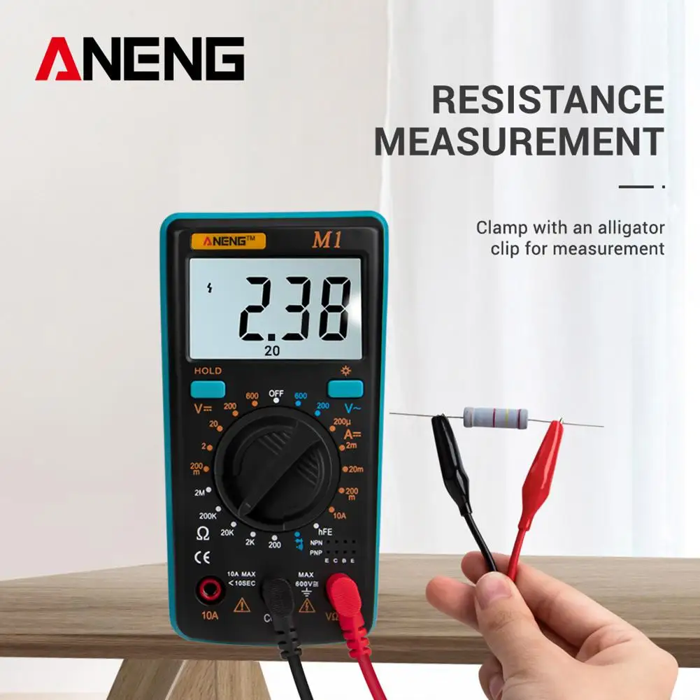 ANENG LCD Backlight Digital Multimeter Voltage/Current/Resistance/NCV Tester Measurement of DC Current AC Voltage Test Tools | Инструменты