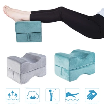 

Soft Knee Support Cushion Sleeping Pregnancy Leg Pillow Memory Foam Hip Joint Sciatica Pain Relief Home Shaping Detachable