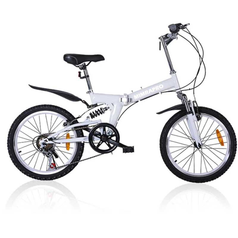 US $455.00 HotMimrapro Bike Full Suspension Foldable Soft Tail Frame Can TuneUp Speed Mechanic Brake 20X20 Aluminum Alloy Wheel 5 Color