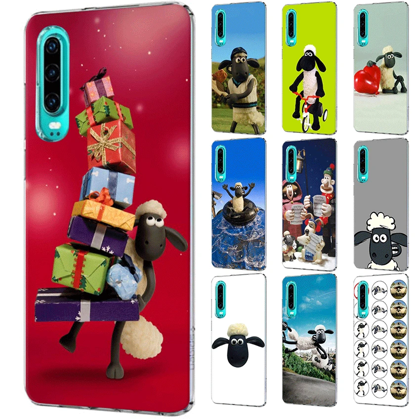 

Mobile Phone Case For Huawei Honor 6A 6C 7A 7C Note 10 8X View 20 8 9X Lite Pro Play Hard Cover Fashion Shaun The Sheep