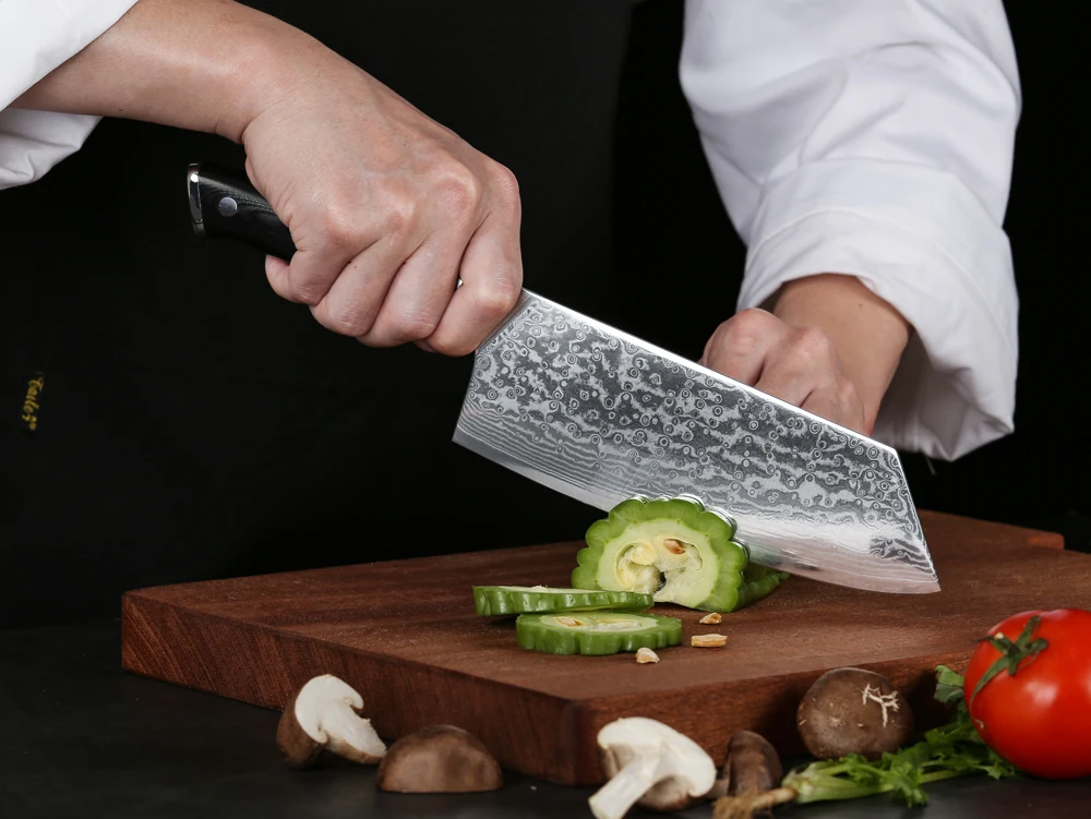 1pc Super Stainless Steel Chinese Kitchen Knife - 7.2 Inch Blade for  Effortless Food Preparation