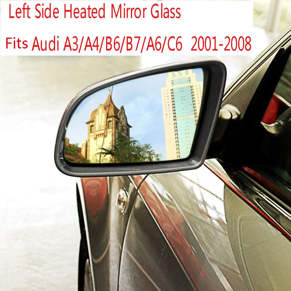 Замена для A6 S6 2005-2008 Автомобильная левая сторона с подогревом заднего вида дверь боковое крыло зеркало стекло 8E0857535E