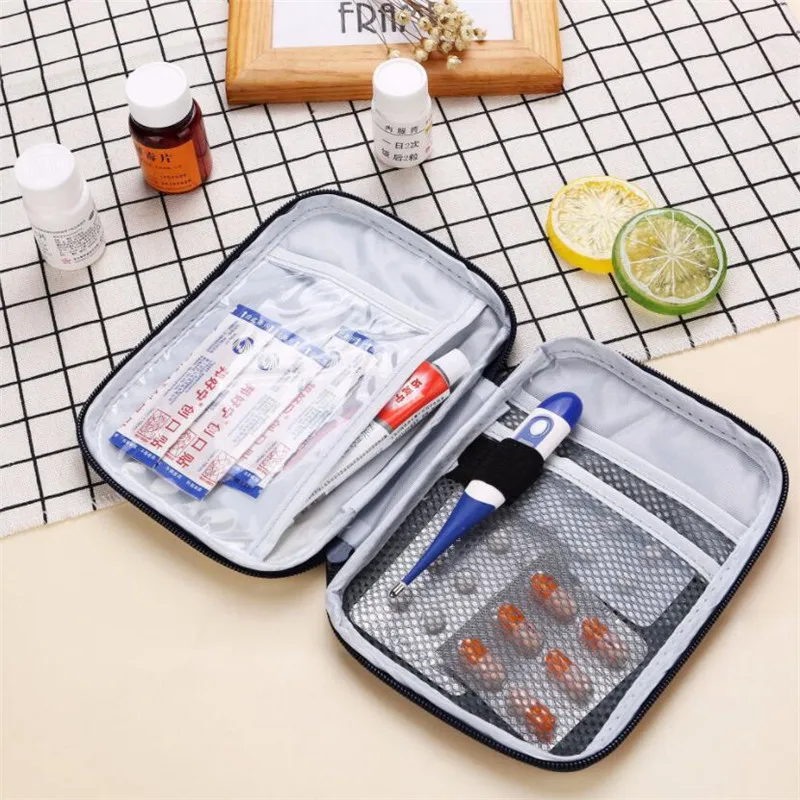 Portable First Aid Medical Kit Travel Outdoor Camping Useful Mini Medicine Storage Bag Camping Emergency Survival Bag Pill Case 4
