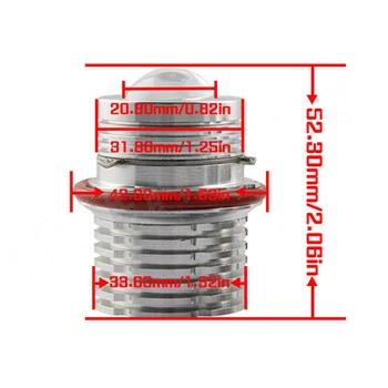 

Parts Angel Eye Light High-power Error-free 120W Xenon white 360-degree