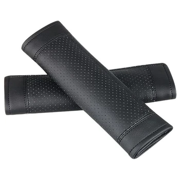 

Car PU Seat Belt Cover Seat Belt Shoulder Strap Suitable for Car Truck SUV TAN Car Seat Belt Extension Protection Cover