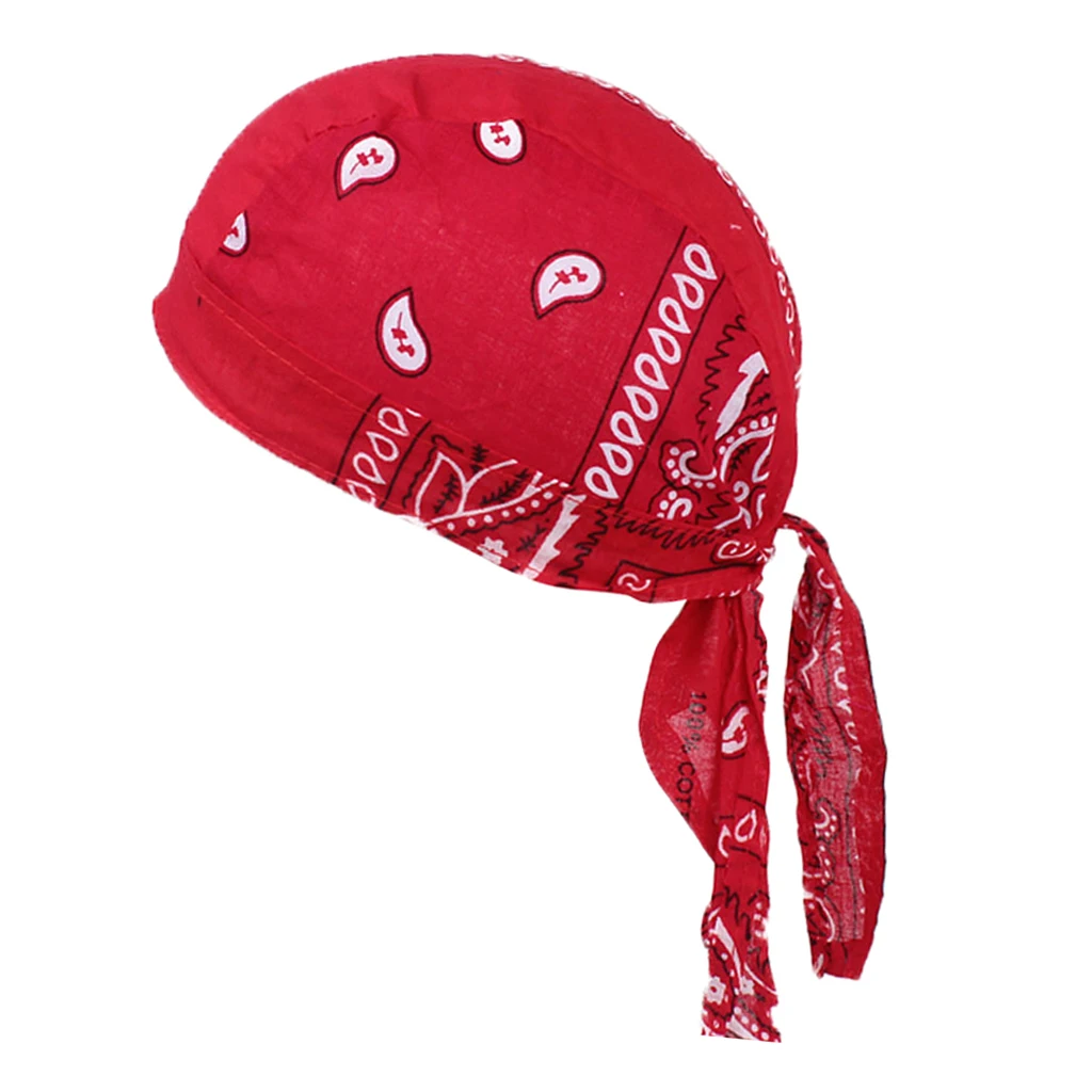 Women Men Durag Hair Loss Sleep Headwrap Pirate Skull Cap Bandana Beanie Hat