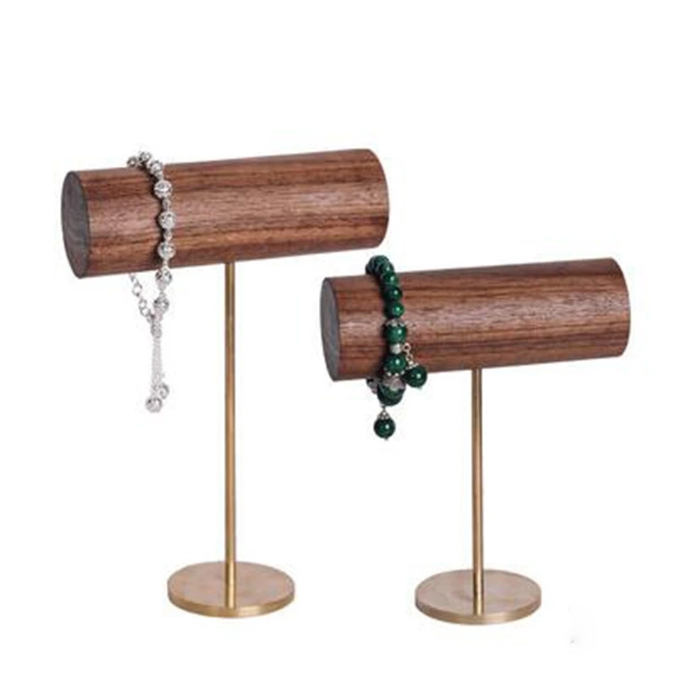 

Black Walnut Bracelet Holder Watch Display Rack Bracelet Bracket Standjewelry Display Props Table Jewelry Display Stand Holder