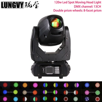 

Free Shipping Led 120w Spot Light DMX512 8-Facet Prism Moving Head Light DJ /Bar /Party /Show /Stage Light