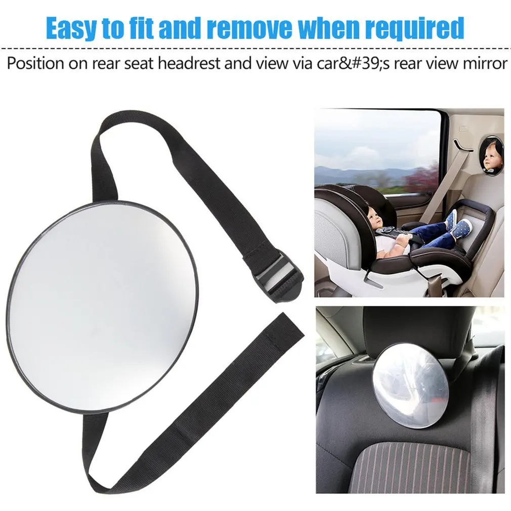 Genuine Baby Rear View Mirror In-Car Baby Observation Mirror Car Rear Seat Baby Safety Mirror Easy Installation