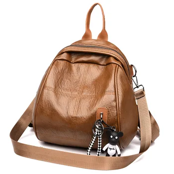 

2020 new Korean classic ladies shoulder bag female soft leather large-capacity small fragrance backpack female fashion casual
