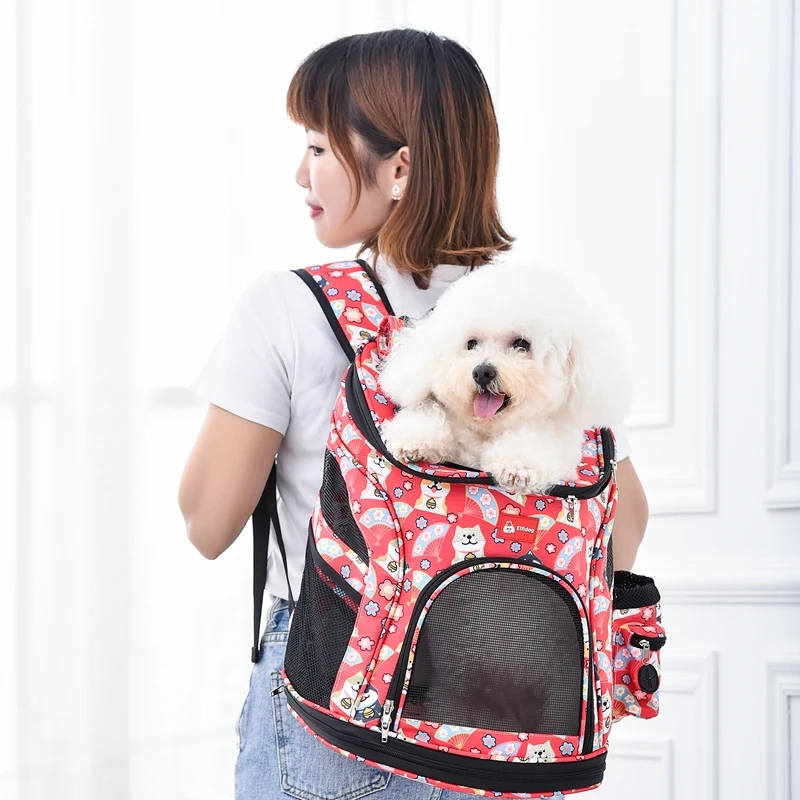 Роскошные сумки для переноса собак для маленьких собак красный синий желтый дизайнерский рюкзак для переноски домашних животных на открытом воздухе с передним плечевым ремнем для кошек автомобильный транспорт