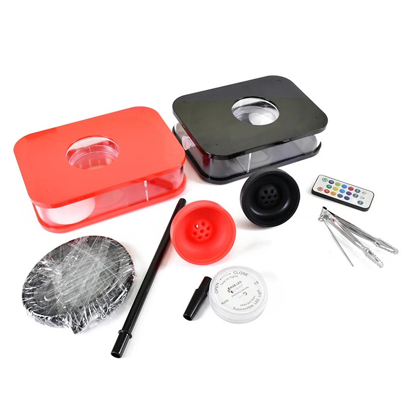 Акриловый кальян для табака наргиле с чашей шланг угля держатель кальяна