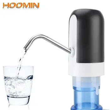 

Barreled Water Pumping Device Automatic Water Dispenser Wireless Electric Water Pump USB Rechargeable With Blue LED Light