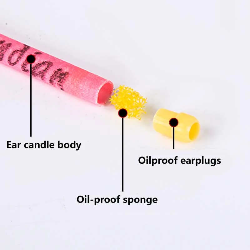 40 шт. конический пчелиный воск натуральный ушной свеча ушной подсвечник терапия прямой Стиль ушной уход термо-Ушная терапия инструмент для подтяжки лица