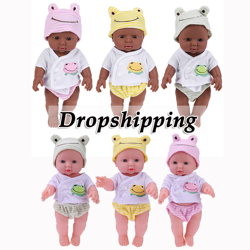  30cm Newborn Reborn Doll Baby Simulation Soft Vinyl Dolls Children Kindergarten Lifelike Toys Baby  - 32843966731