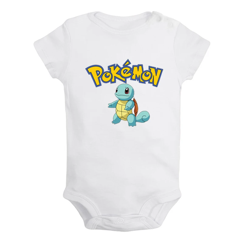 JcBaby581WD Милый дизайн с покемонами, чармандером, бульбазавром, Пикачу, Сквиртл, комплекты для новорожденных мальчиков и девочек, комбинезон с принтом, боди для младенцев, одежда - Цвет: JcBaby581WD