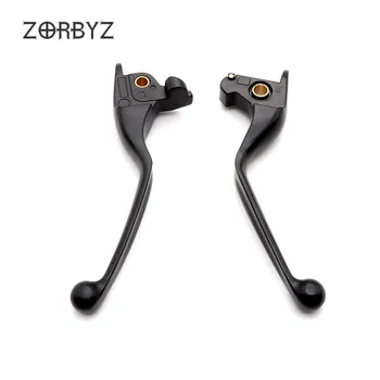 

ZORBYZ Motorcycle 1 Pair Black Aluminum Regulator Brake Clutch Lever For Harley Touring Street Glide 2014 2015 2016