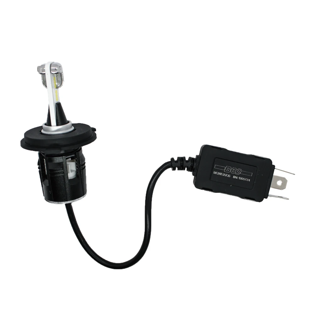 Автофара 2 шт. B6S h4 Светодиодная лампа для автомобиля Hi Lo Beam 30 Вт 4200LM 6000K h3 h7 h11 hb3 hb4
