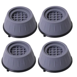 Tapis de pieds antidérapants pour Machine à laver, 4 pièces, tampons Anti Vibration pour réfrigérateur et sèche linge, tampon de lavage universel pour appareils ménagers 