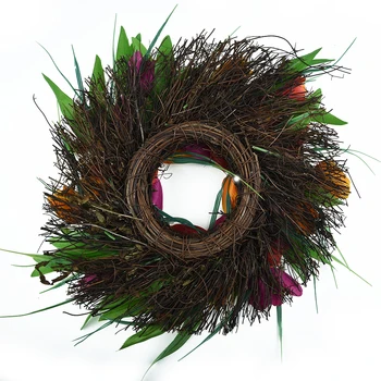 

Tulips Wreath Wreath Garland 30CM Flower Tulip Art Decoration Garden Home