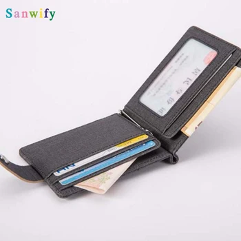 

Men Wallets Credit Card Metal Money Holder Magic Clips Wallet Mini Id Slim Dollar Pocket Clip Designer Steel Clamps Case