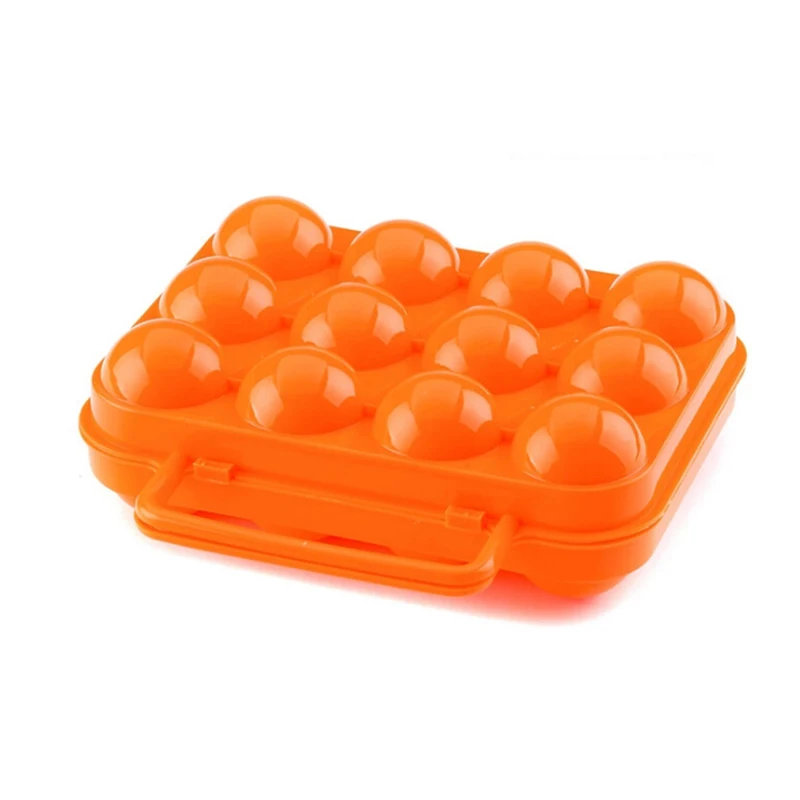 Портативная складная коробка для яиц в форме звезды, пластиковая коробка для походов, складной контейнер для переноски - Цвет: Random colors
