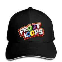 Новинка, дизайнерская мужская бейсболка с логотипом Froot Loops, бейсболка с надписью, мужская повседневная белая бейсболка, кепка на заказ