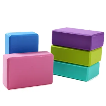 

1Pc Yoga Block EVA Foam Brick Stretching Balance Exercise Fitness Tool Stretching Body Shaping Health Training Massage Tool