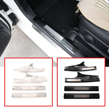 

Stainless Steel Car Door Sill Strip Protection Board Cover Trim For Mercedes Benz B Class W247 2020 Car Accessories With logo