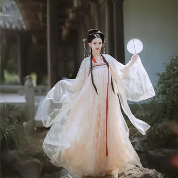

Women Hanfu Chinese Ancient Tradition Wedding Pink Dress Female Carnival Cosplay Princess Costume Outfit For Lady Plus Size