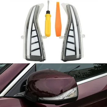 

Car LED Dynamic Turn Signal Light Side Mirror Blinker For Infiniti Q30 Q50 Q60 Q70 QX50 J50 P71A QX60 QX70 For Nissan Skyline