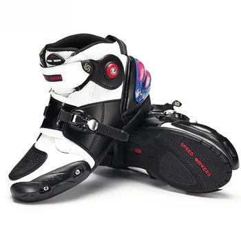 

PROBIKER Motorcycle Riding Boots Biker Waterproof Speed Motocross Racing Shoes Anticollision Non-slip Motorbike Shoe botas moto