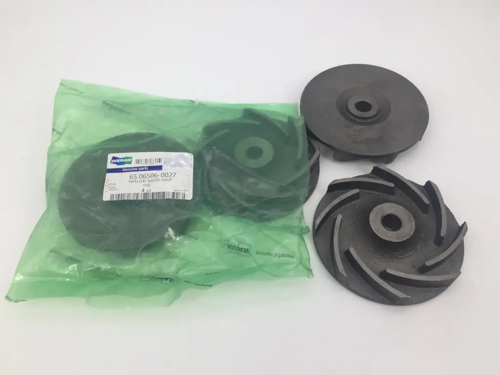 Крыльчатка водяного насоса 65 06506 0027 запчасти для экскаватора Doosan D1146 DE08|Водяные