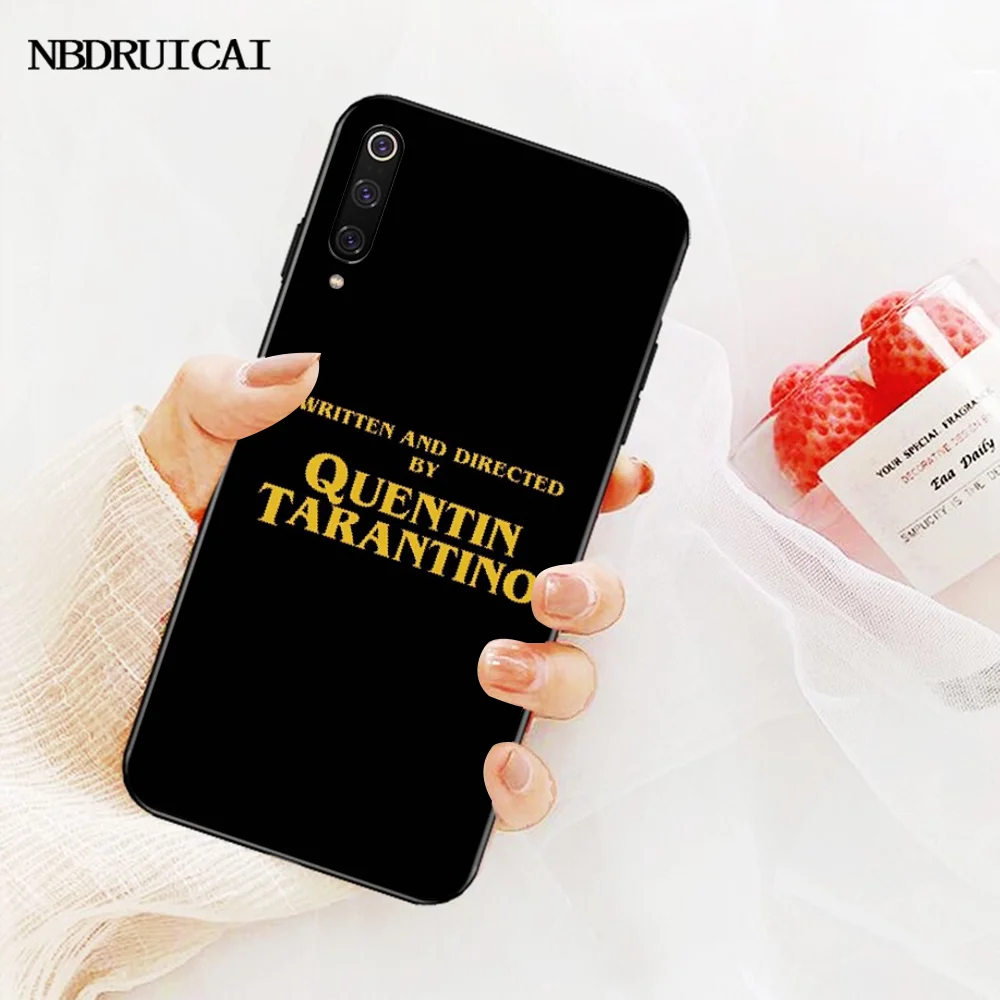 NBDRUICAI написанный Quentin Tarantino черный чехол для телефона Redmi Note 8 8A 7 6 6A 5 5A 4 4X 4A Go Pro Plus