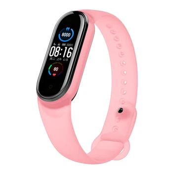 

1 Pc Silicone Bracelet For Xiaomi Mi Band 5 Sport Strap Watch Silicone Wrist Strap For Xiaomi Mi Band 5 Bracelet Mi Band 5 Strap
