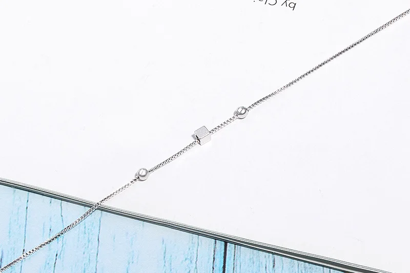 JSMYGS модные серебряные Геометрические Квадратные женские браслеты для щиколотки Простые Ювелирные изделия ножная цепочка аксессуары на ногу лодыжки браслеты Новые