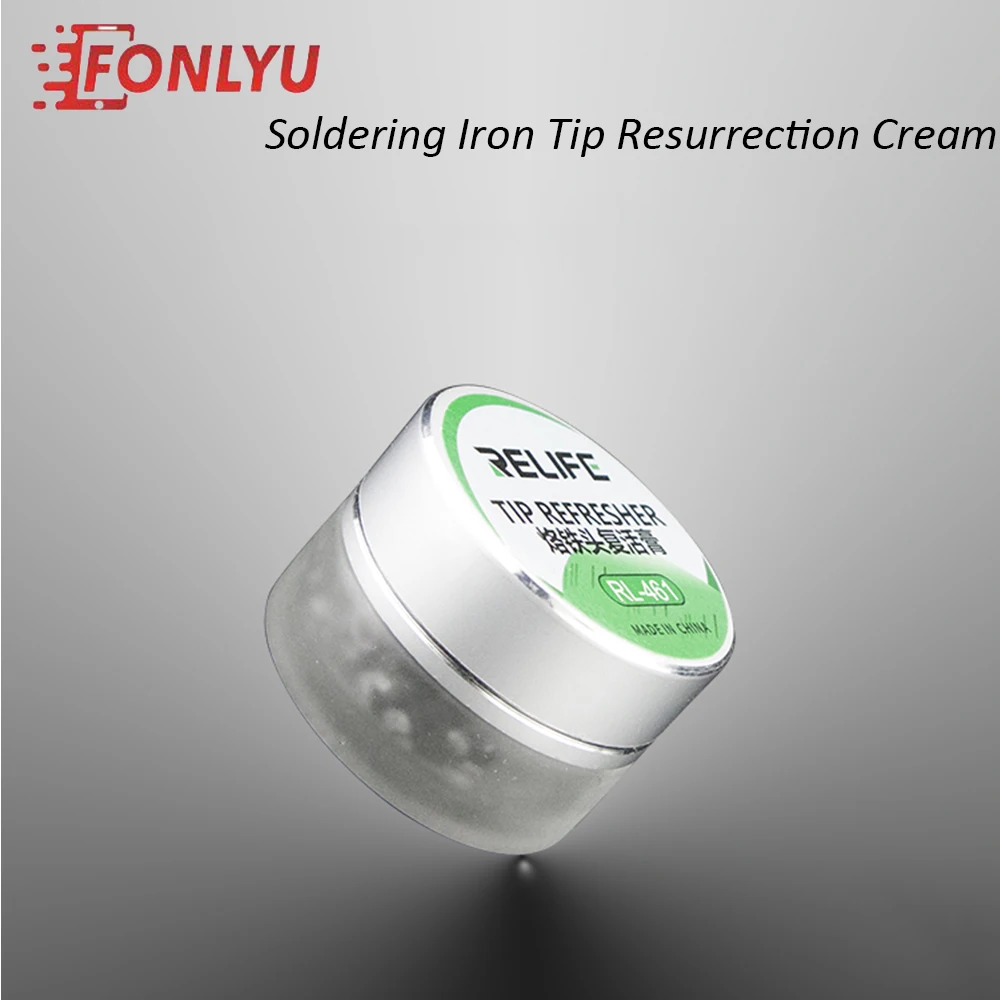 

RL-461 Soldering Iron Tip Cleaner Resurrection Cream For Remove The Oxide Layer of The Solder Tips Restore Update Repair Tools