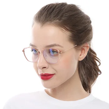 

SOOLALA High End Prescription Myopia Glasses Frame Eyeglasses Women Optical Lens Nearsighted With Diopter Eyewear -1.0 to -4.0