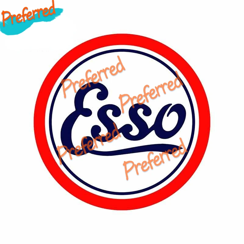 

High Quality Hot Sell Esso Novelty Decal Motocross Racing Laptop Helmet Trunk Wall Vinyl Car Sticker Die Cutting