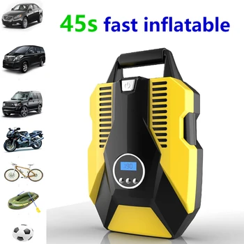 

Digital Display Car Inflatable Pump 12V Auto Car Air Compressor Vehicle Tire Inflator Pump For Car Motorcycles Bicycles