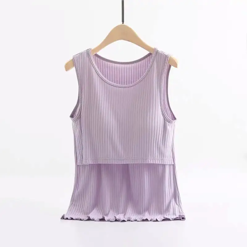 Summer Maternity Clothing Pregnant Women Tanks Solid Color Home Nursing Tops Maternity Tank Tops Maternity Tank Top 8 Colors