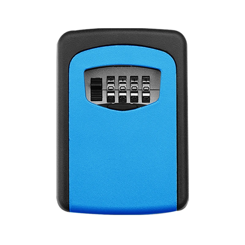 

MOOL Key Lock Box Wall Mounted Aluminum alloy Key Safe Box Weatherproof 4 Digit Combination Key Storage Lock Box Indoor Outdoo