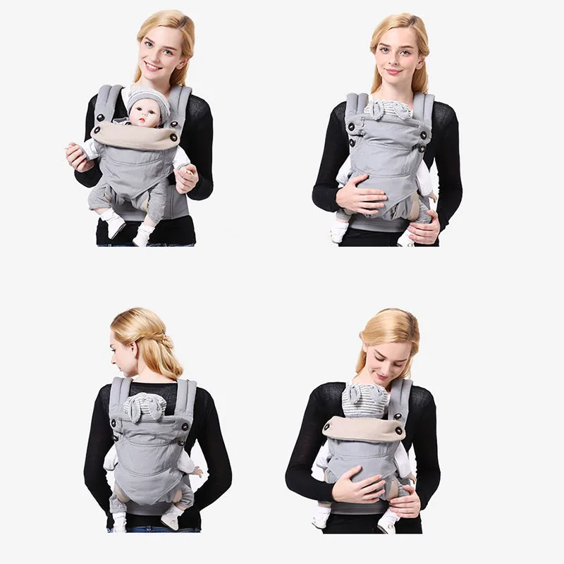 Горячий-Новорожденный Рюкзак ремень через плечо портативный многофункциональный Обертывание Регулируемый дышащий кенгуру