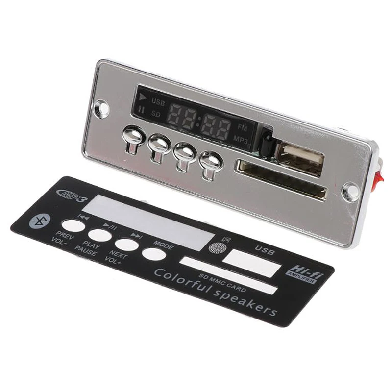 Bluetooth Mp3 декодер плата декодирования модуль плеер Поддержка Fm радио Usb Tf Lcd пластик