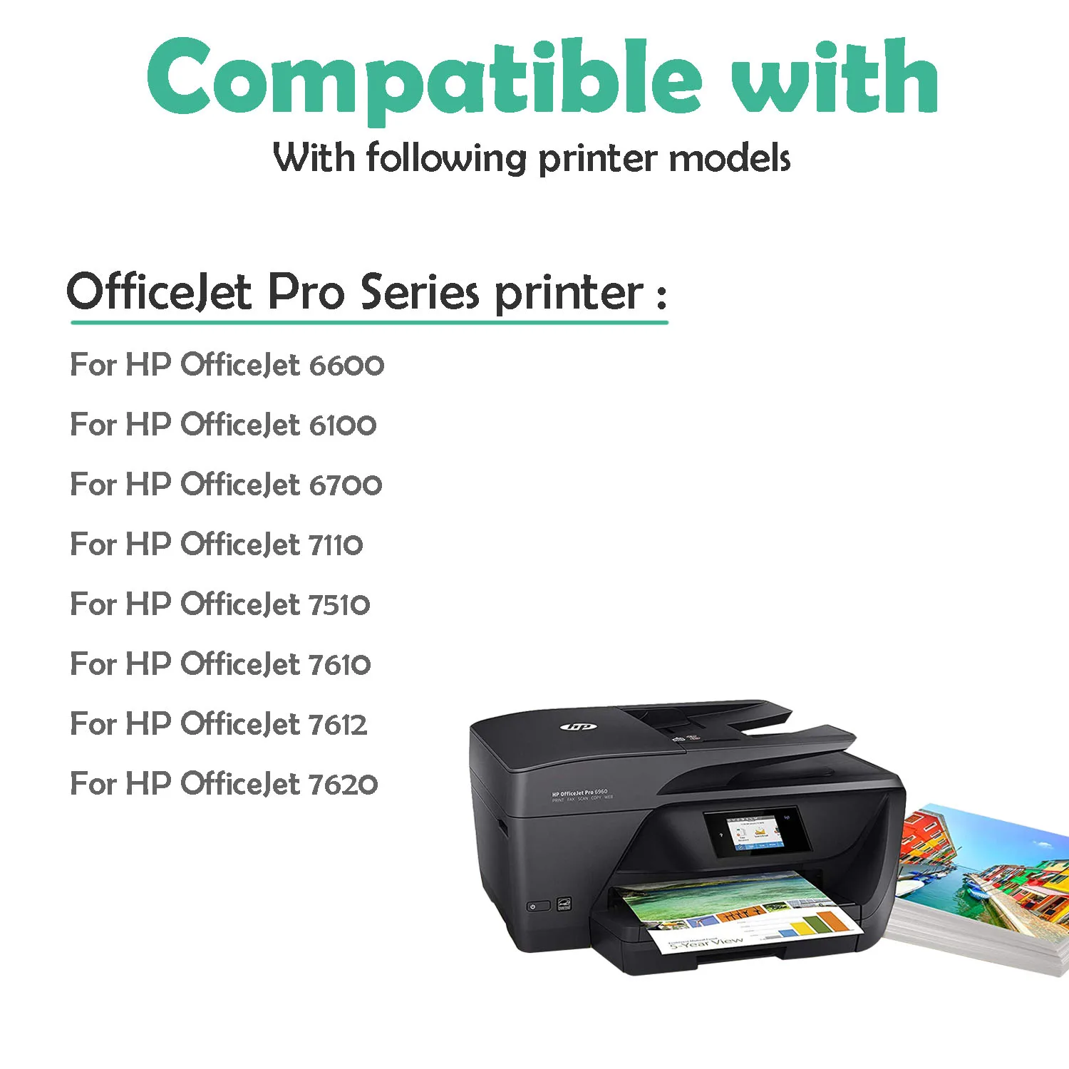 4PK совместимый для hp 932 933 XL 932XL 933XL с Officejet 6100/6600/6700