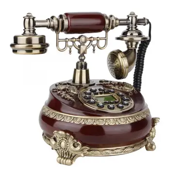 

Desktop Retro Vintage ID Telephone with Display FSK/DTMF for Home Office Hotel Decoration Desktop Corded Retro Telephone