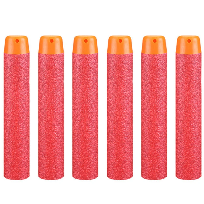 100 шт Сменные пули, Дротика, запасная упаковка, сменная Дротика s для Nerf N-Strike, элитная Серия Accustrike, бластер, пули из пенопласта для Nerf - Цвет: Bullets1- red